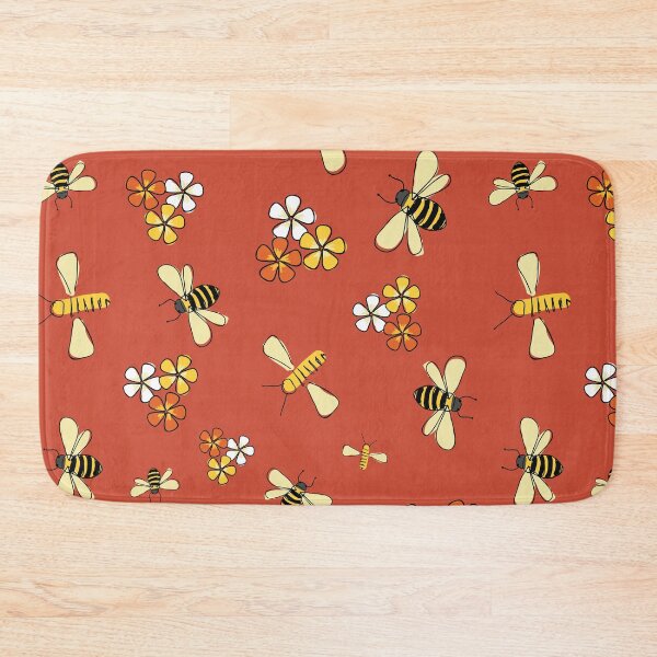 Item preview, Spring flight Bees and Flowers designed and sold by Meg M Studio.