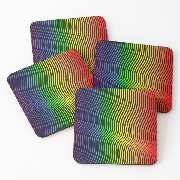 Item preview,  Psychedelic 3D Neon Waves, Abstract Geometric Design designed and sold by K. Scott  Teeters.