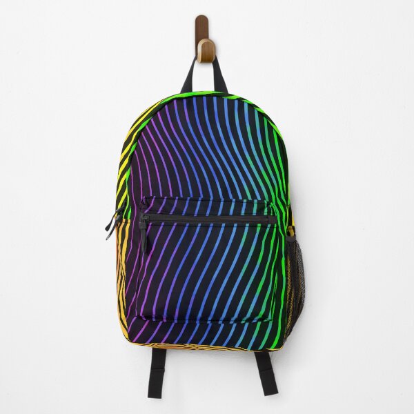 Item preview, Psychedelic 3D Neon Waves, Abstract Geometric Design designed and sold by K. Scott Teeters.