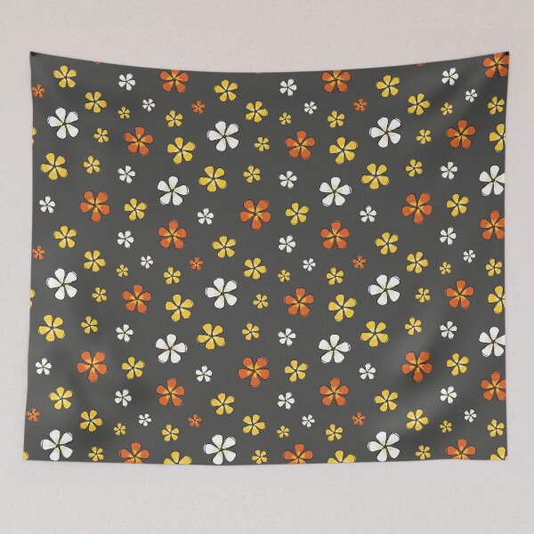 Item preview, Flores sobre fondo gris designed and sold by Meg M Studio.