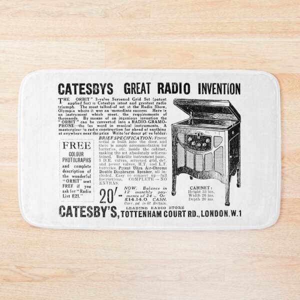 Item preview, Catesby's Radio Store - Orbit Radio-Gramo-Phone - 1931 Vintage Advert designed and sold by BASlade93.