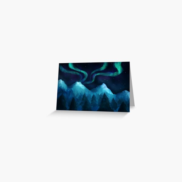 Northern light Greeting Card