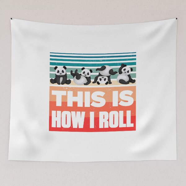 Item preview, Cute Panda Funny This Is How I Roll designed and sold by artworkbyrihen.