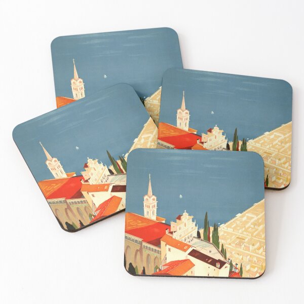 Item preview, Locarno Switzerland Vintage Travel Poster designed and sold by vintagevivian.