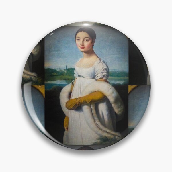 Item preview, Louvre Paris - Portrait of Mme. Caroline Riviere designed and sold by missioncreek.