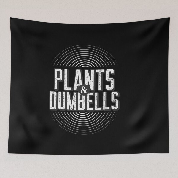 Item preview, Plants & Dumbells Circle Sphere designed and sold by Plant Based  Athletx.