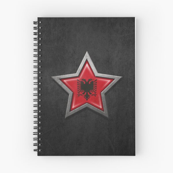 Item preview, Albanian Flag inside of an Aged and Scratched Star designed and sold by JeffBartels.