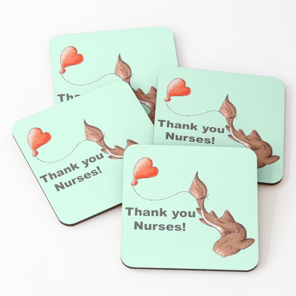 Item preview, Nurse Shark Heart (With Text) designed and sold by KOKeefeArt.