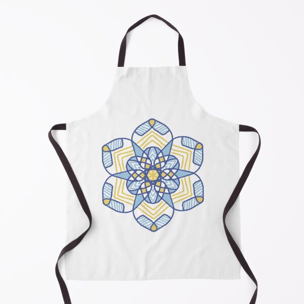 Item preview, Blue and Yellow Mandala designed and sold by cosmicmouse.