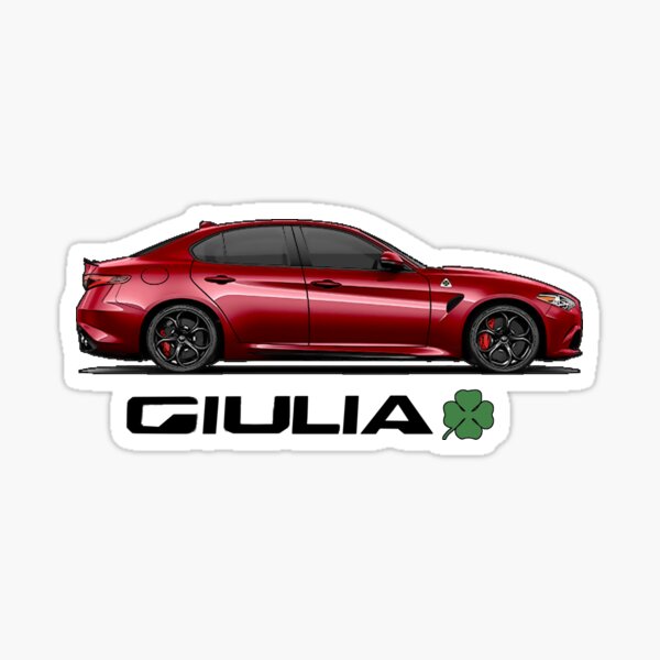 Alfa Romeo Giulia QV Sticker for Sale by Woreth