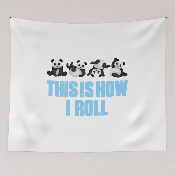 Item preview, Cute Panda Funny This Is How I Roll designed and sold by artworkbyrihen.