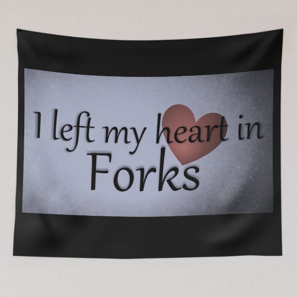 Item preview, I left my heart in Forks designed and sold by WanderingBark.