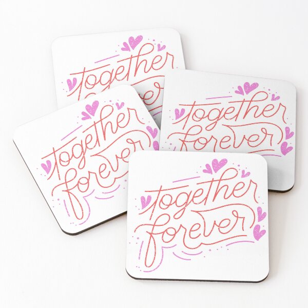 Item preview, Together Forever Relationship Love Quote designed and sold by SayItWithYours.