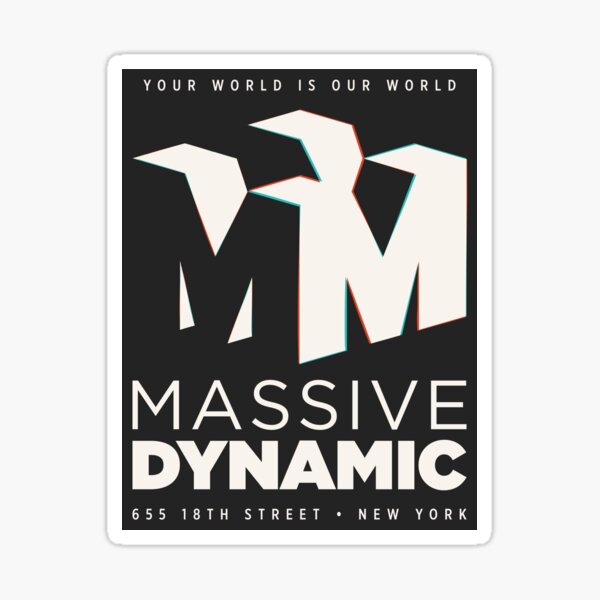 Massive Dynamic White Version Sticker For Sale By Monsieurgordon Redbubble