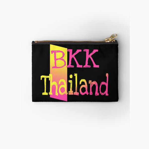Item preview, BKK Thailand Pink and Yellow (Black Background) designed and sold by KacyCupcake.