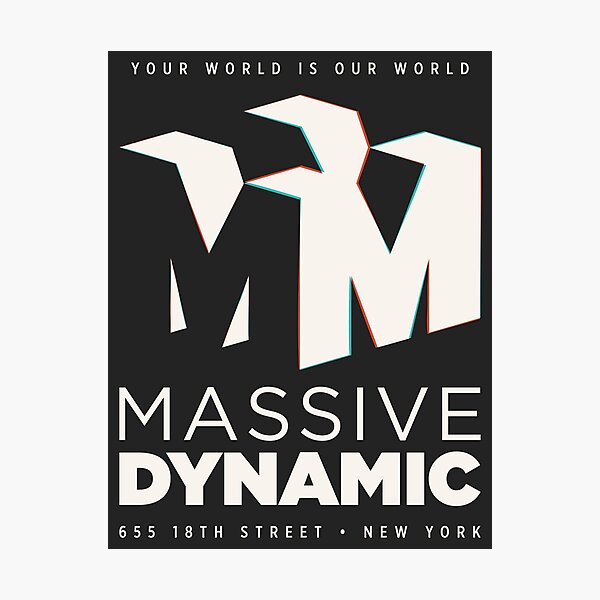 Item preview, Massive Dynamic (white version) designed and sold by monsieurgordon.
