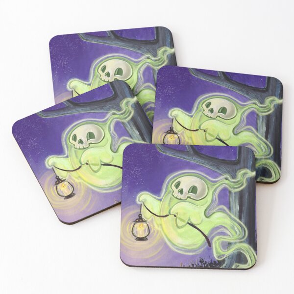 Item preview, Green ghosty ghost designed and sold by ArtOfBianca.