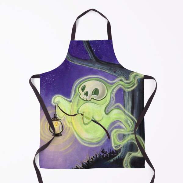 Item preview, Green ghosty ghost designed and sold by ArtOfBianca.