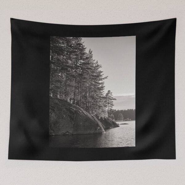 Item preview, Lake Matilda view 2 bw. Teijo National Park designed and sold by Jouko Lehto Photography.