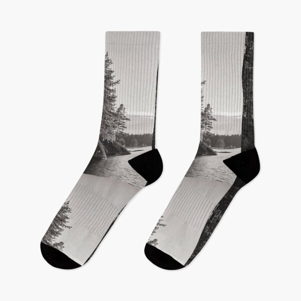 Item preview, Lake Matilda view 2 bw. Teijo National Park designed and sold by Jouko Lehto Photography.