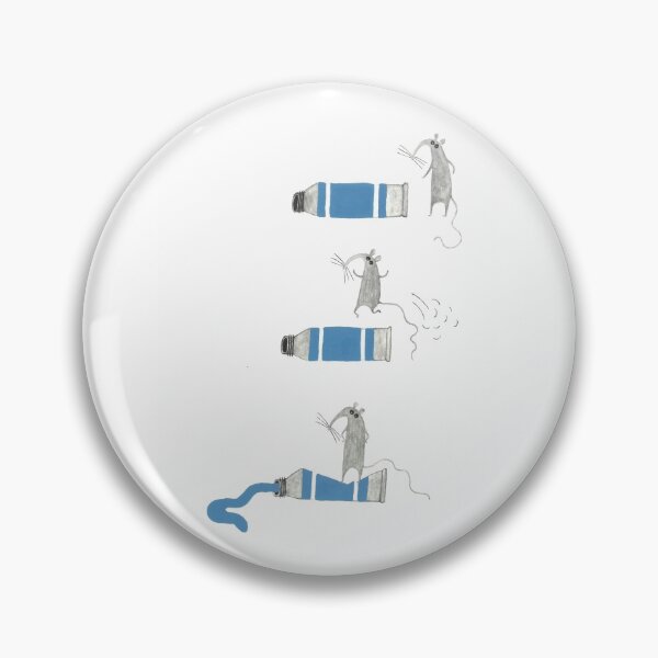 Item preview, A Mouse and Blue Paint designed and sold by Zuzana Clark.