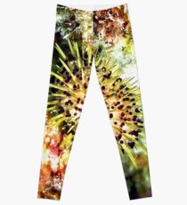 Jewell Sea Urchin on a Coral Reef Leggings