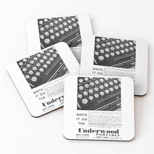 Item preview, Underwood Typewriter Co. - Underwood Portable - 1931 Vintage Advert designed and sold by BASlade93.