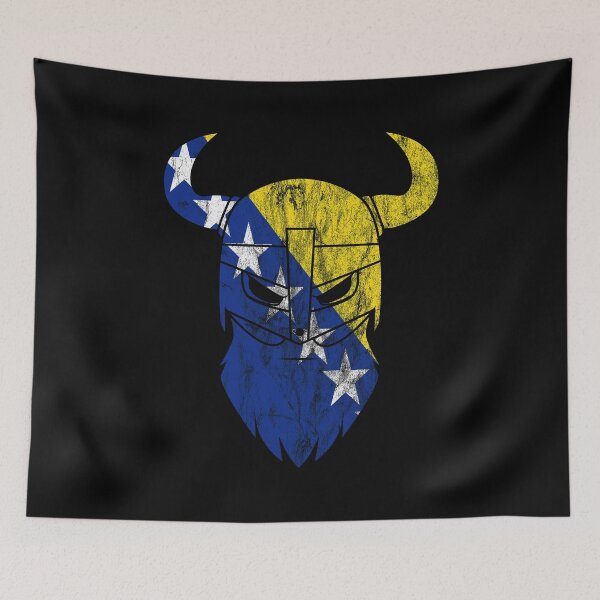 Item preview, Bosnia flag viking gift idea designed and sold by Argentini.