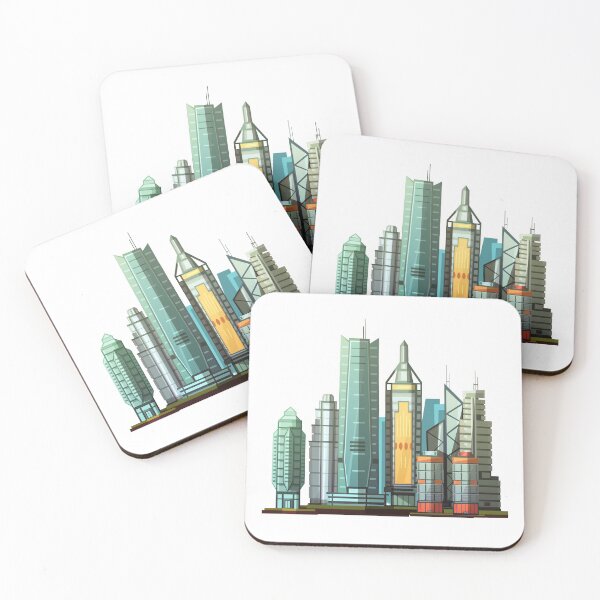 Item preview, Hong Kong Skyline designed and sold by Kaixiu-Art.