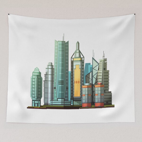 Item preview, Hong Kong Skyline designed and sold by Kaixiu-Art.