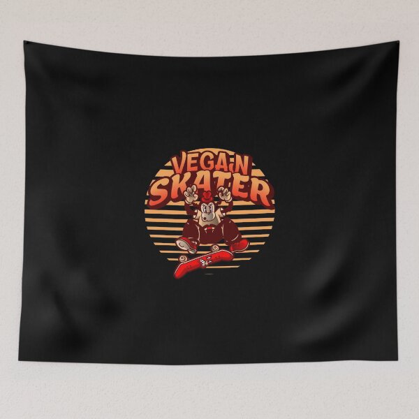 Item preview, Vegan Skater Sunrise designed and sold by Plant Based  Athletx.