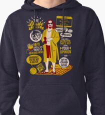 The Dude Quotes Pullover Hoodie