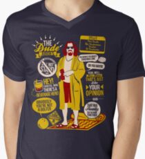 The Dude Quotes Men's V-Neck T-Shirt
