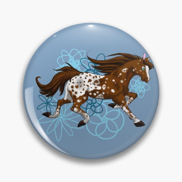 Item preview, appaloosa horse with flowers designed and sold by Zovanah.