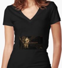 Metal Gear Solid 5 Women's Fitted V-Neck T-Shirt