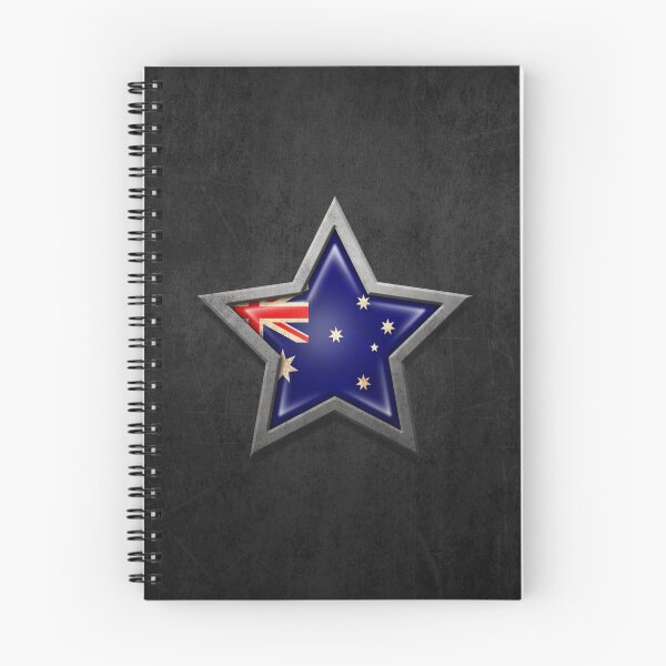 Item preview, Australian Flag inside of an Aged and Scratched Star designed and sold by JeffBartels.