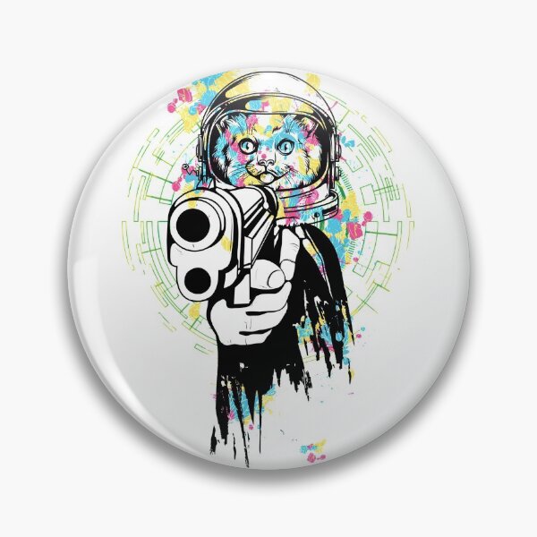 Item preview, Space Kitty Assassin designed and sold by Roguetees5150.