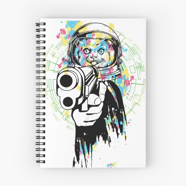 Item preview, Space Kitty Assassin designed and sold by Roguetees5150.