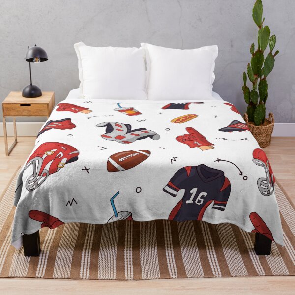 Item preview, American Football Sports Doodles Pattern designed and sold by RLYGR8.