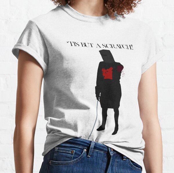 T-Shirt Monty Python /'Knight Riders/' Weiß
