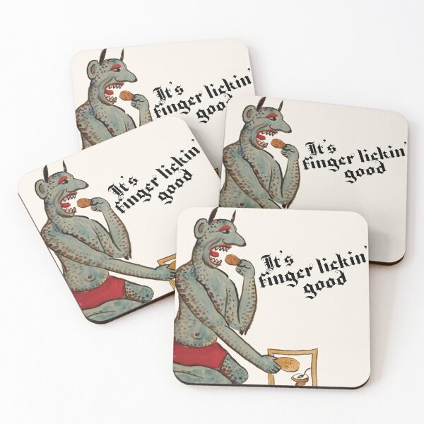 Item preview, It's Finger Lickin' Good Demon Sticker designed and sold by piliguti.