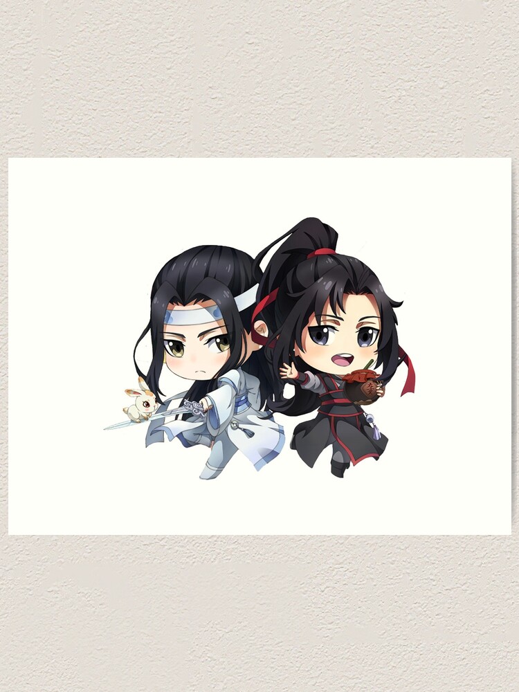 mo dao zu shi Q couple chibi Art Print for Sale by NamG7