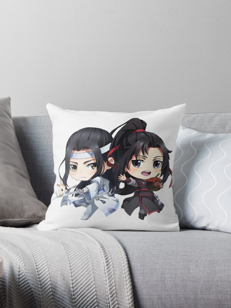 mo dao zu shi Q couple chibi | Throw Pillow