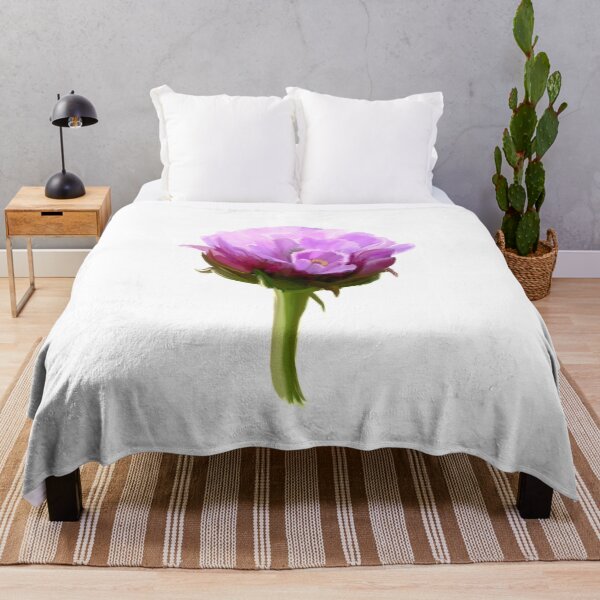Item preview, Pink thrift flower painting designed and sold by Something Arty.