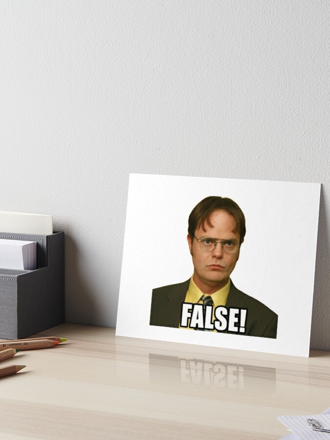 Dwight Schrute with blonde hair Art Board Print for Sale by  BestOfficeMemes