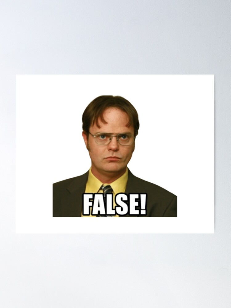 Dwight Schrute with blonde hair Poster for Sale by BestOfficeMemes