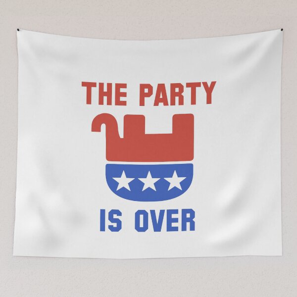 Item preview, 2022 Election | Party Is Over | Republican GOP designed and sold by 8645th.