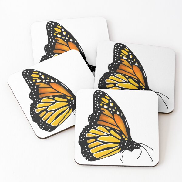 Item preview, Yellow monarch butterfly  designed and sold by Giulia  Palazzo.