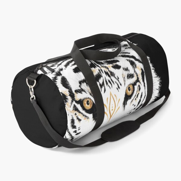 Item preview, White Tiger Guardian in ink and gold designed and sold by MandalaSoul.