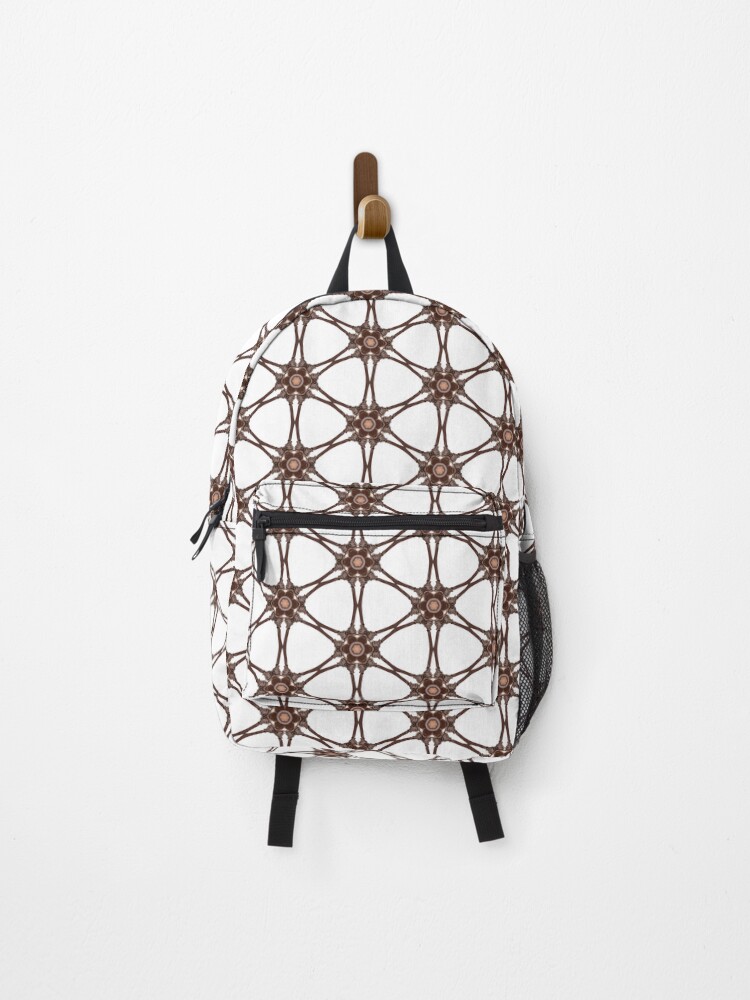 Thumbnail 1 of 3, Backpack, Chocolate Web designed and sold by RosieRiggs.